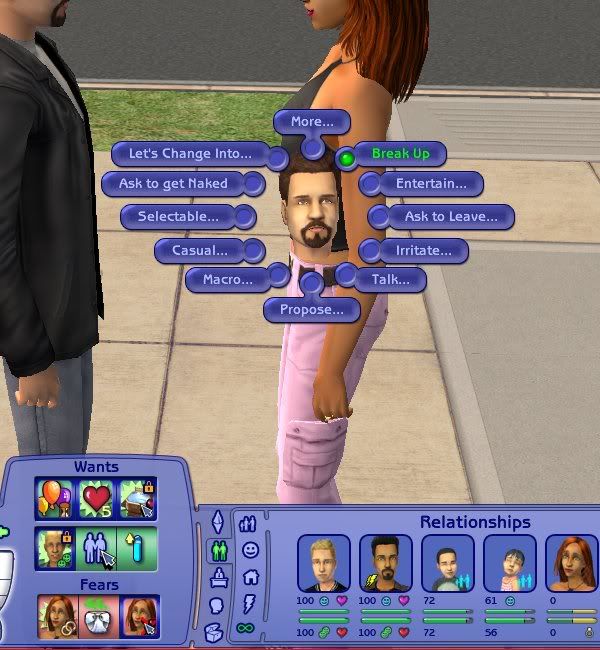 Sims 3 propose going steady